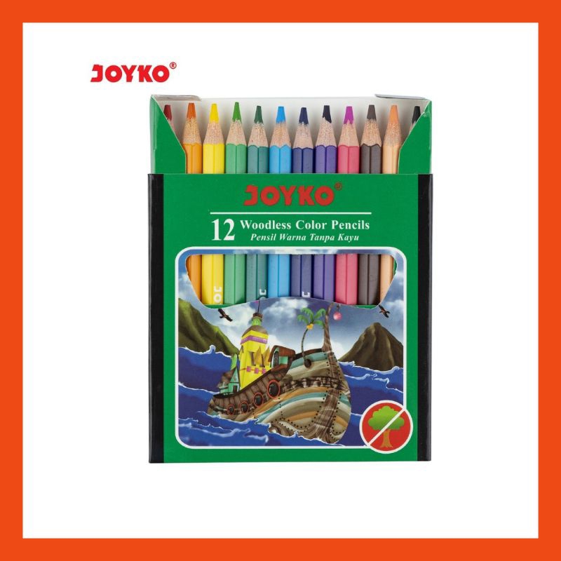 

Bism Color Pencil Pensil Warna Joyko CP -107 12 Warna