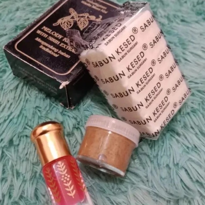 Paket body care krim dayak/ Paket body care sabun melody/ Paket body care misk thaharah