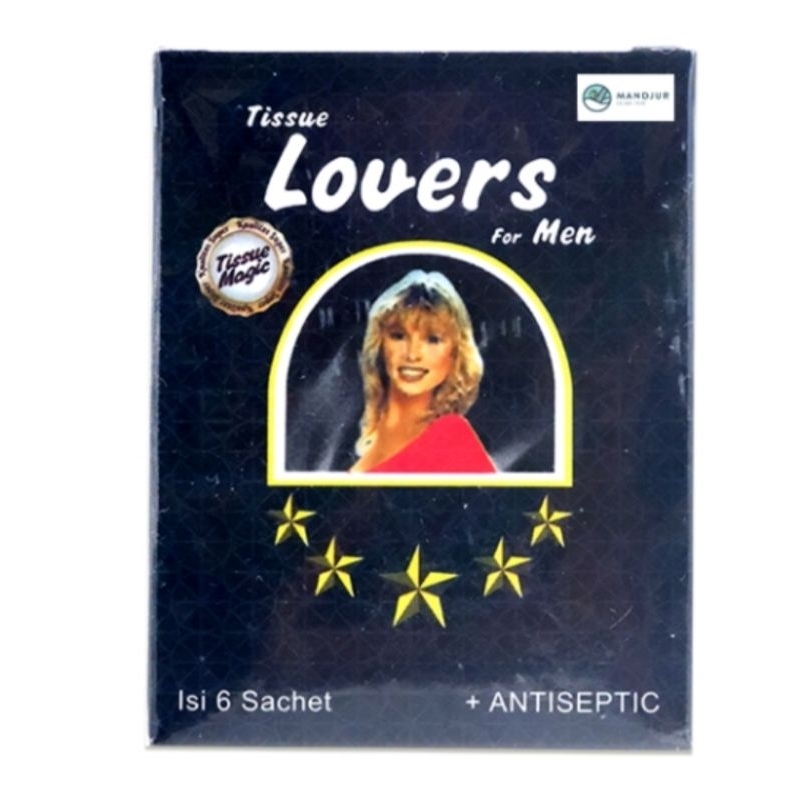 Tisu Super Magic Lovers Hitam Isi 6