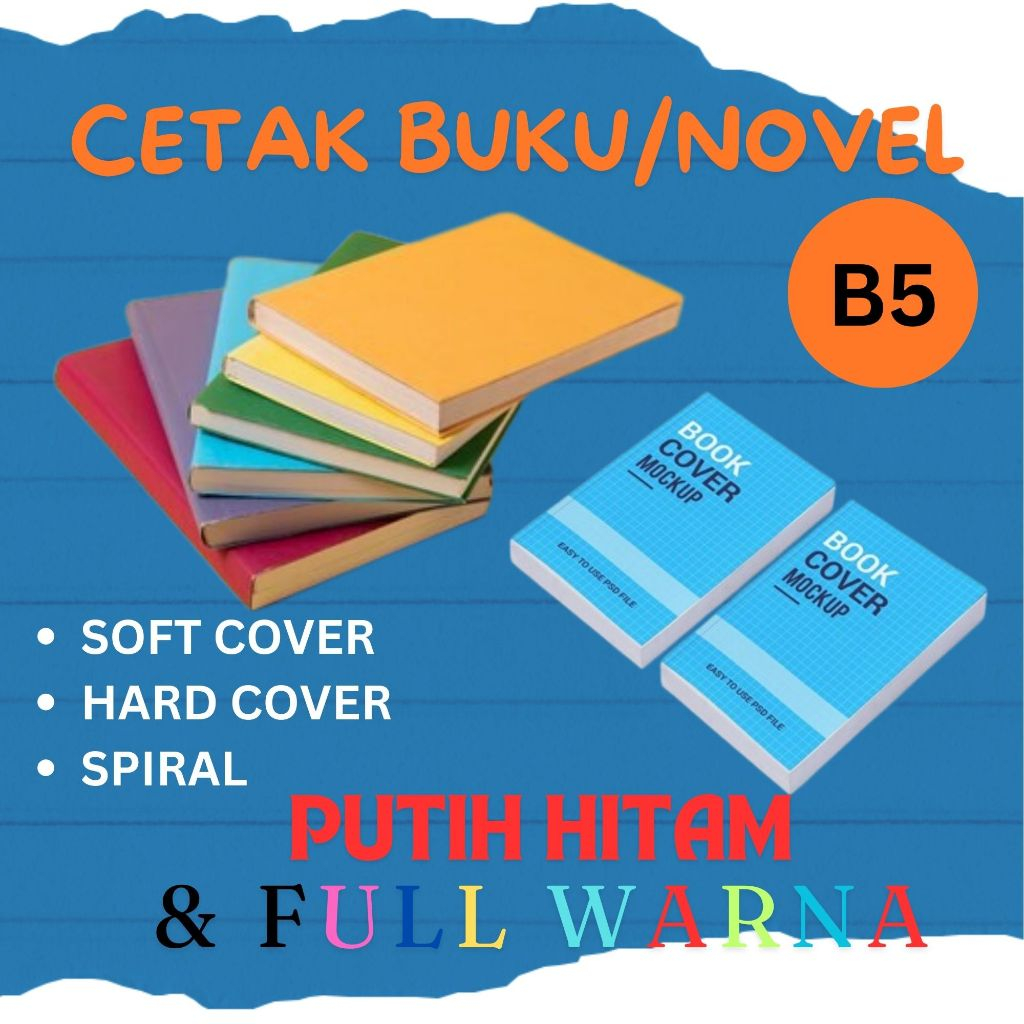 

Cetak Buku, Skripsi, Novel, Kitab, Majalah | Soft Cover, Hard Cover, Spiral