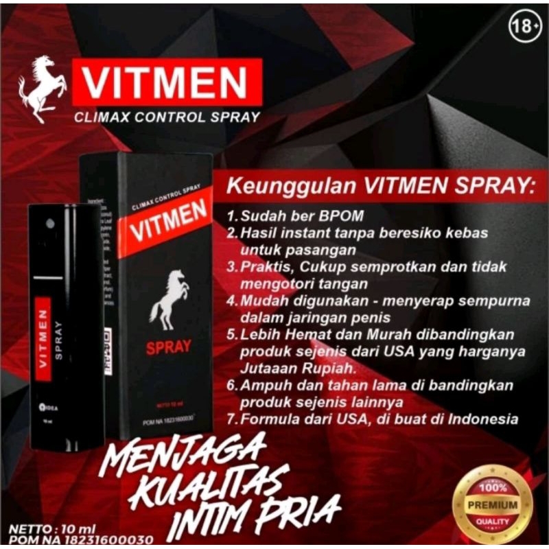 Vitmen Spray Original Semprot Untuk Pria Tahan Lama