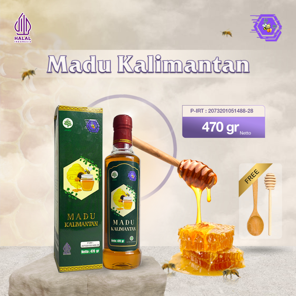 

MADU YP76 - MADU HUTAN KALIMANTAN (470gr) ASLI ORIGINAL 100% ALAMI TANPA CAMPURAN APAPUN / MADU HUTAN KALIMANTAN MADU ASLI MURNI NEKTAR SUPER PREMIUM GRADE A 100% Madu Hutan Kalimantan Alami Pure Natural Raw Honey Minuman Herbal Premium Kesehatan