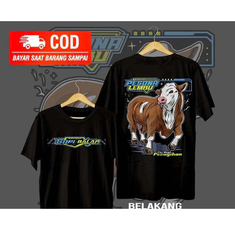 TSHIRT/KAOS PETERNAK SAPI PESONA LEMBU SAPI BALAP