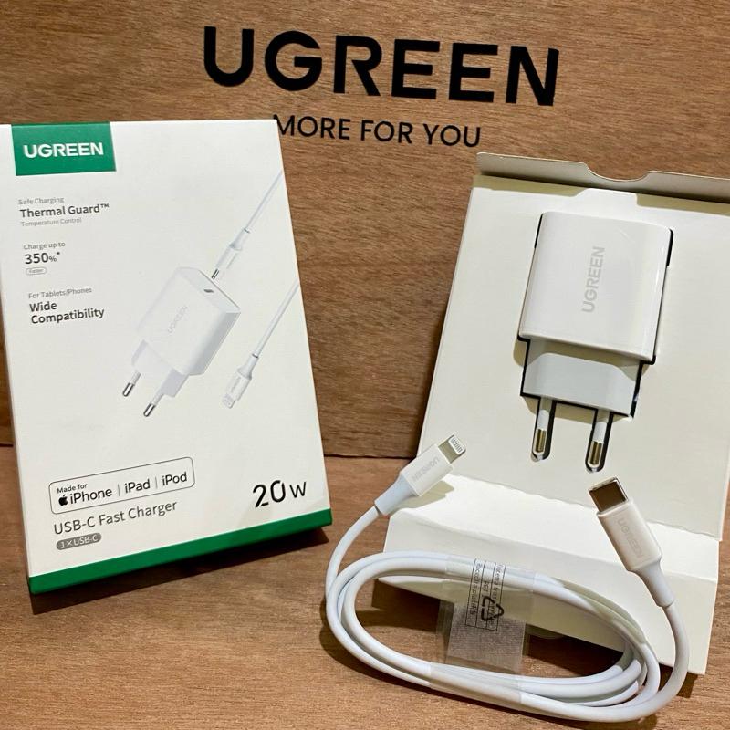 MFi Charger Ugreen 20W (white)