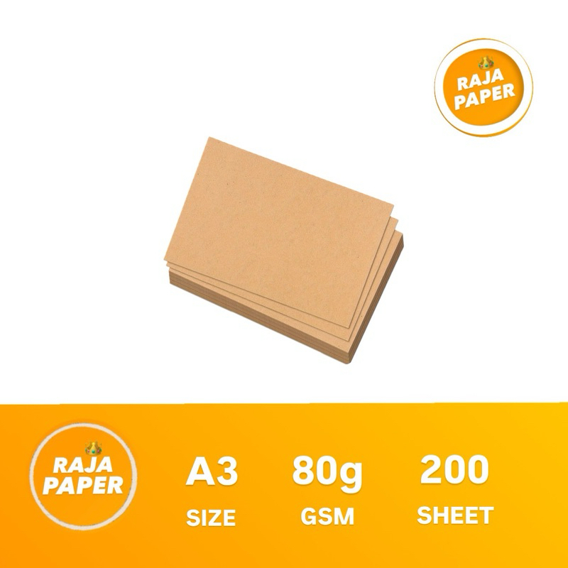 

Kertas Samson 80 Gsm A3 200 Lembar . ( 297 Mm x 420 Mm ) / ( 29.7 Cm x 42 Cm ) , 80 Gr / 80 Gram , Kertas Kraft Liner , Kertas Bungkus , Kertas Packing , Brown Kraft , Kertas Coklat , Brown Paper , Kraft Paper , Pembungkus Kertas , Kertas Packaging .