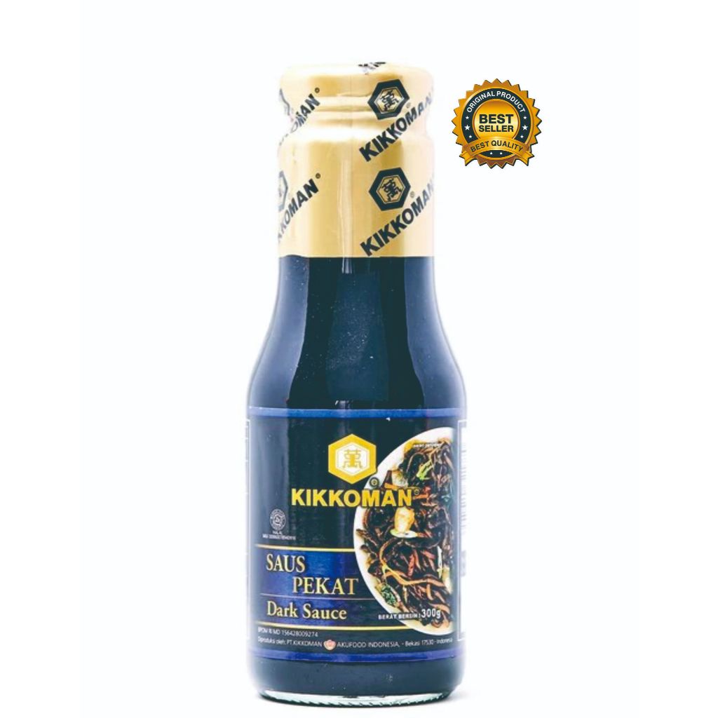 

Kikkoman Dark Sauce HALAL Botol 300 Gr / Kikkoman Dark Soy Sauce- Kecap Asin Pekat Halal 300g