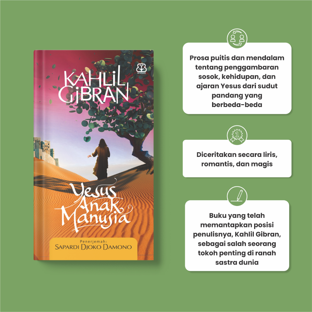 [Mizan] Yesus Anak Manusia (Soft Cover) - Kahlil Gibran