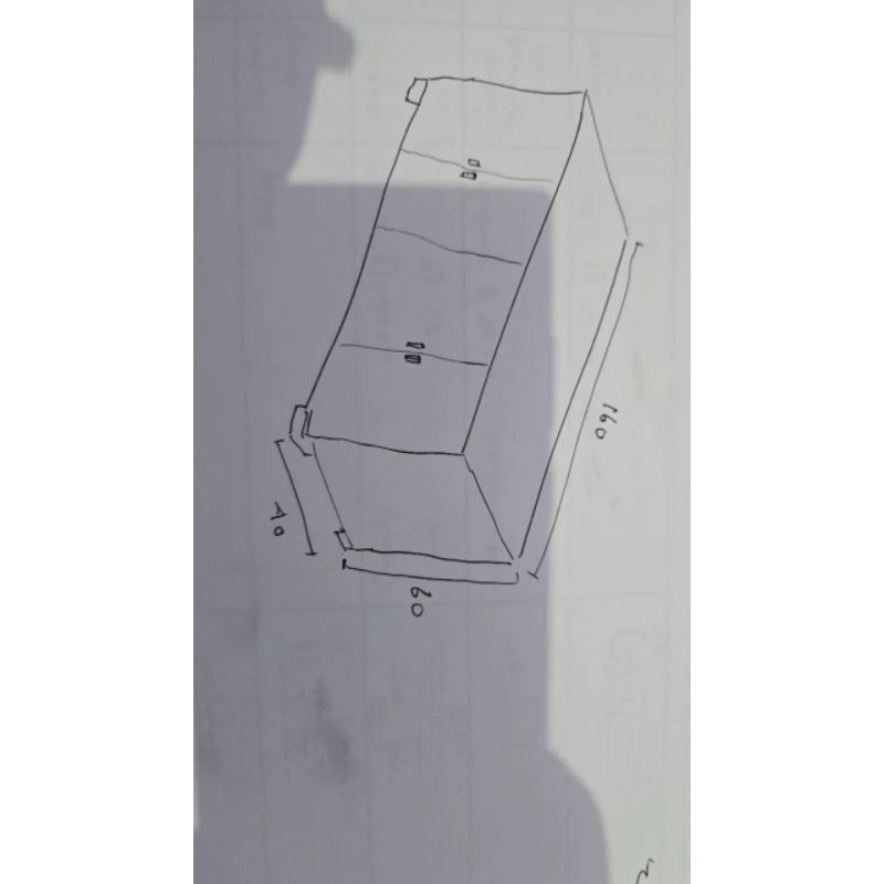 LEMARI KAYU DINDING TEMPEL JATI BELANDA MINIMALIS