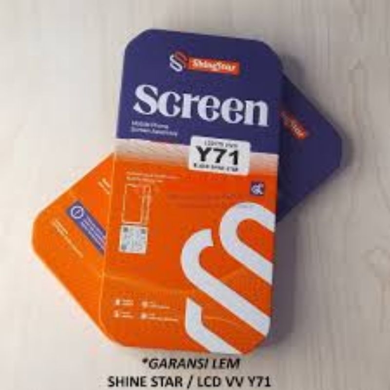 lcd vivo y71 hitam putih shinestar original100% bergaransi