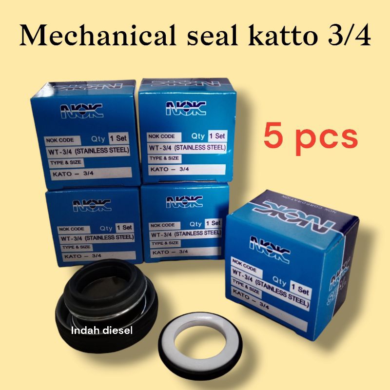 Mechanicall Seal Katto 3/4 - Seal Water pump mesin pompa air alkon Wp50 Wp8 2in 3in pompa sawah