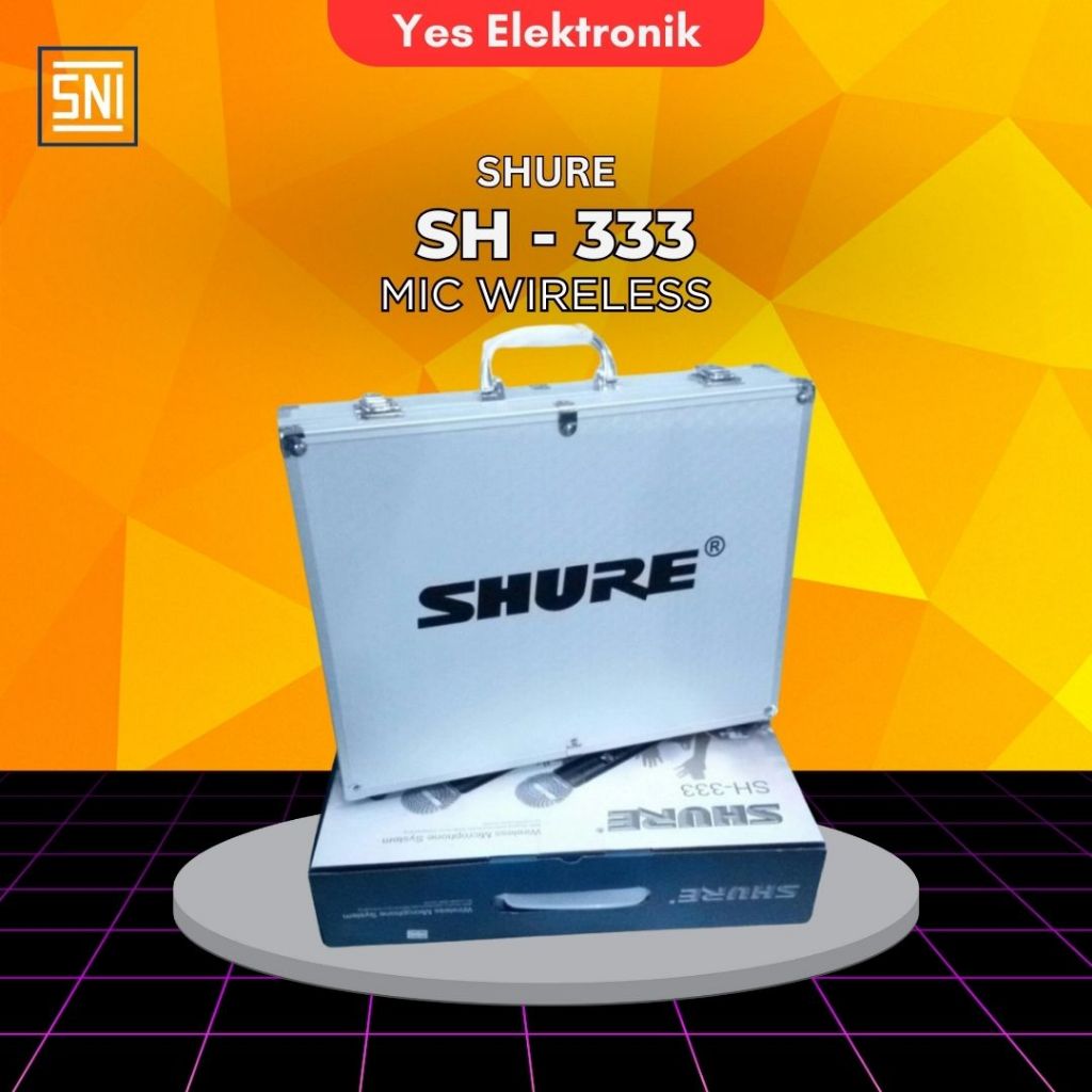 Mic Wireless Shure Sh333 Sh 333 Koper