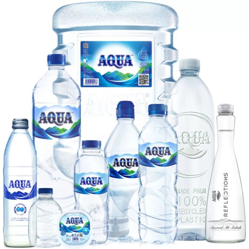 

Aqua (Air minum) kemasan Botol