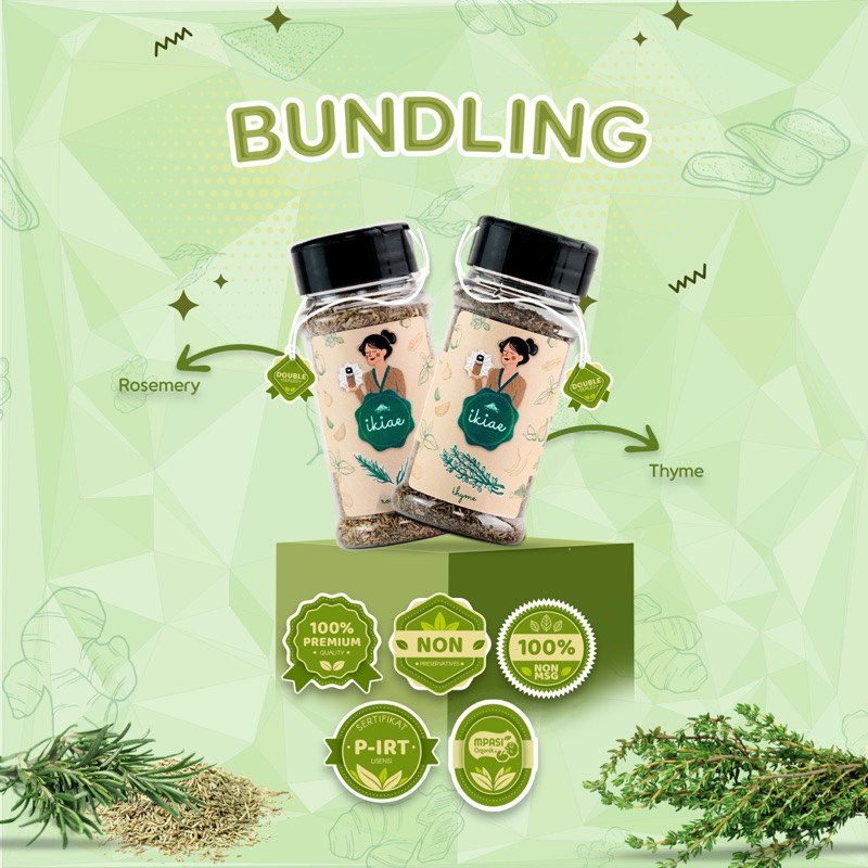 

IKIAE - Rosemary & Thyme Bumbu Masak Dapur Rempah