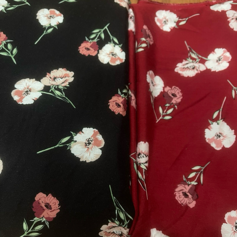 Kain Katun Rayon Premium Motif Viscose terbaru bahan Gamis, daster, baju anak-anak