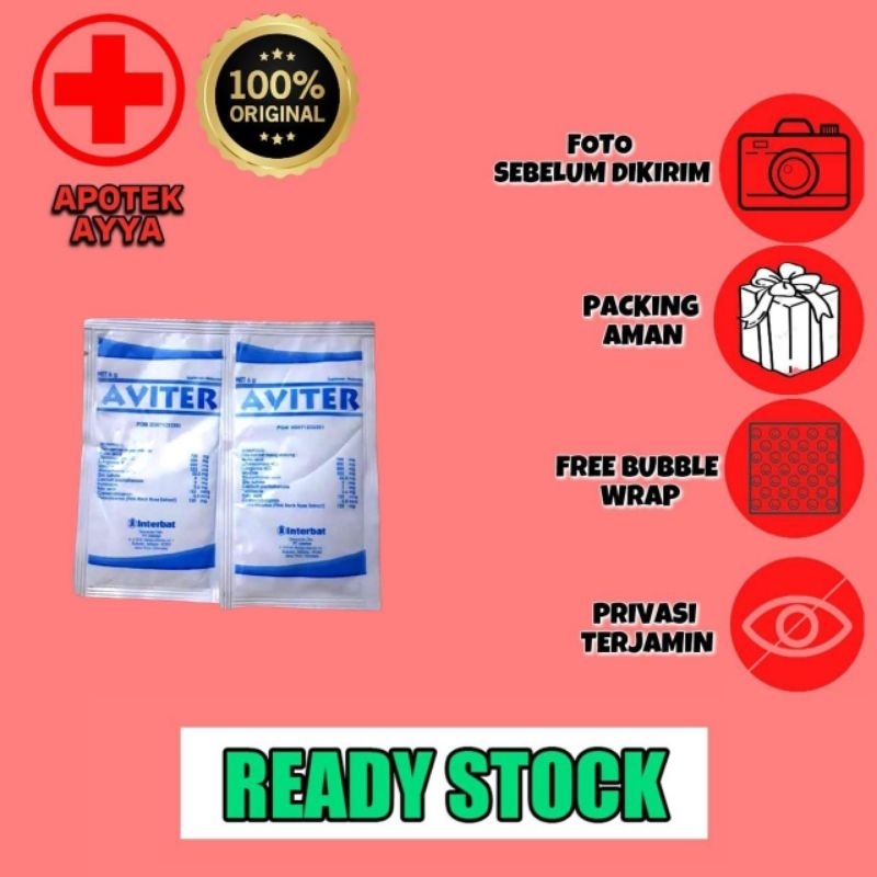 Aviter Sachet Per 3 Sachet Murah + Original