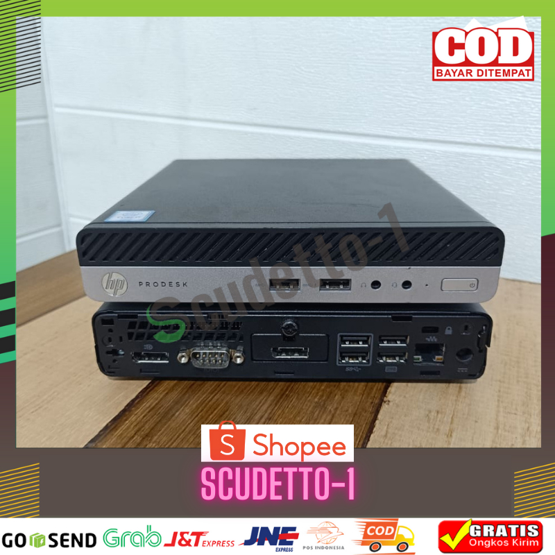 Mini PC HP Build Up PRODESK 400 G3 Core I3 6100 RAM 8GB NVME 512GB