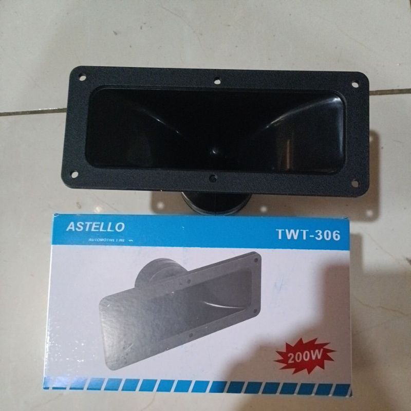 TWEETER CORONG 200W PERSEGI PANJANG BAHAN PLASTIK TWITER CORONG PERSEGI PANJANG TWITER CORONG PERSEG
