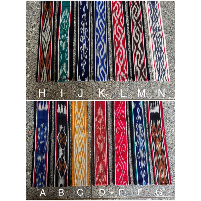 ikat kepala tenun asli etnik sintang ntb ntt toraja dayak kalimantan