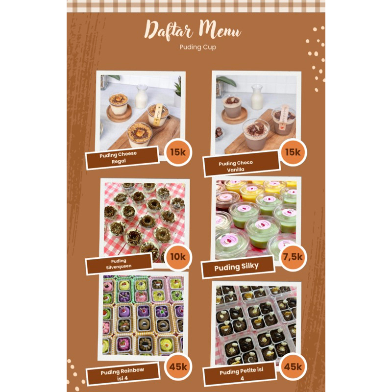 

Aneka puding
