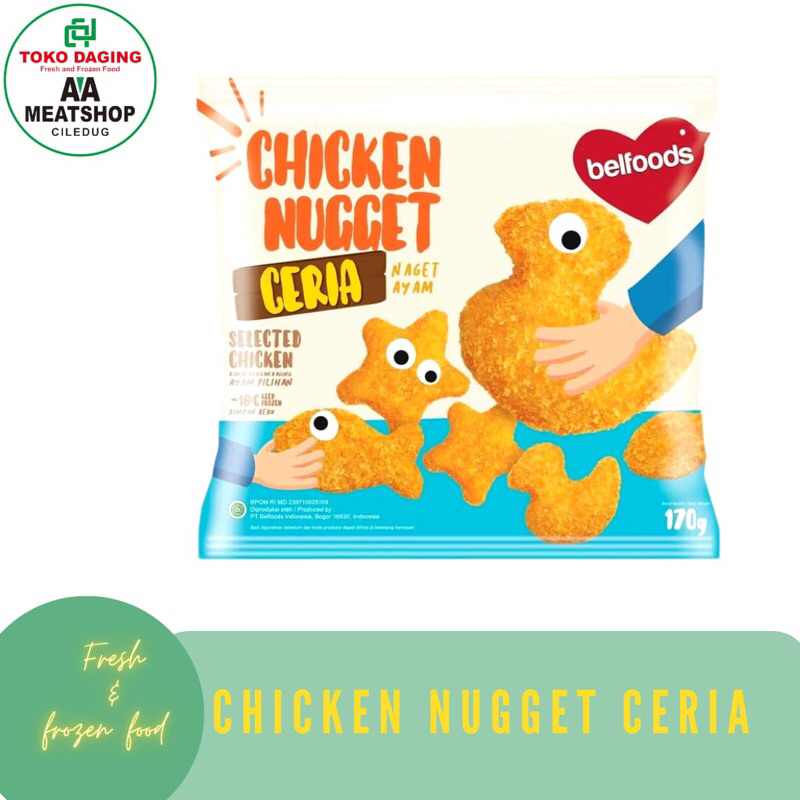

Chicken Nugget Ceria 170gr