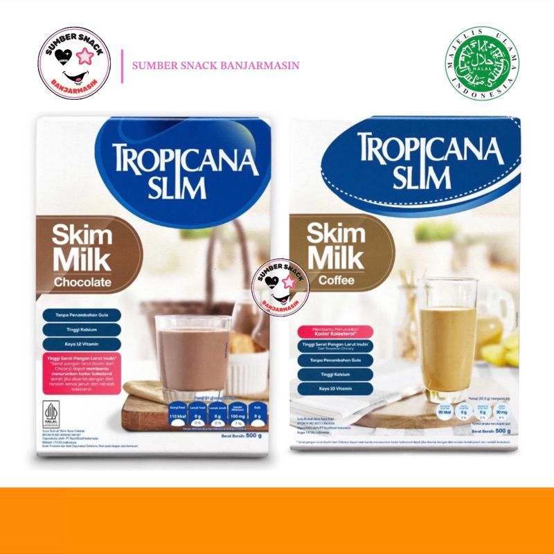 

Tropicana Slim Skim Milk (500g) (2 Varian Rasa)