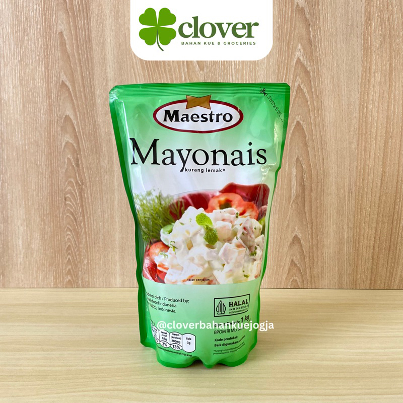 

Maestro Mayonnaisse Pouch 1000 gr - Maestro Mayo 1 Kg