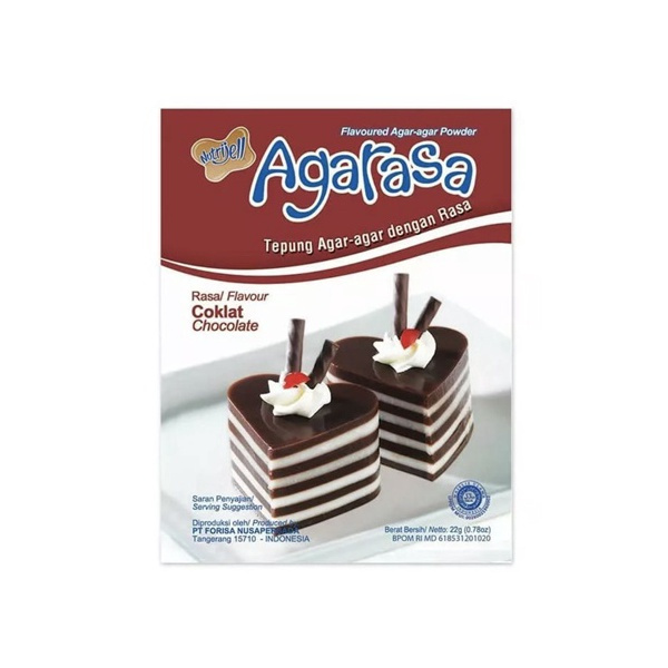 

AGARASA RASA COKLAT COKELAT NUTRIJELL 22 GRAM