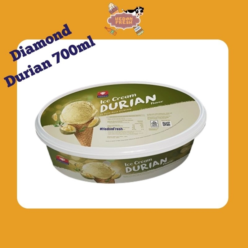 

Ice Cream Diamond Durian 700ml