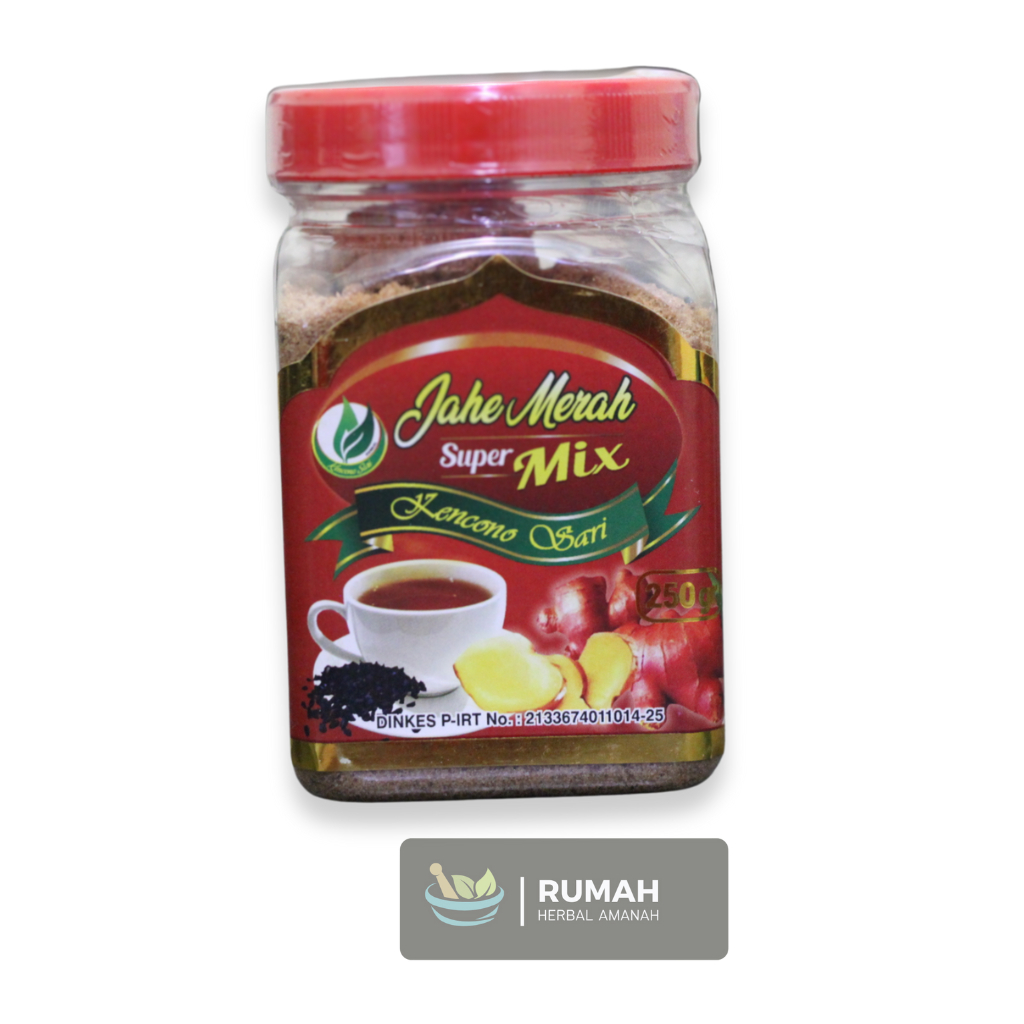 

Jahe Merah Mix Plus Gula Aren Bubuk Herbal 250gr instan Asli Original