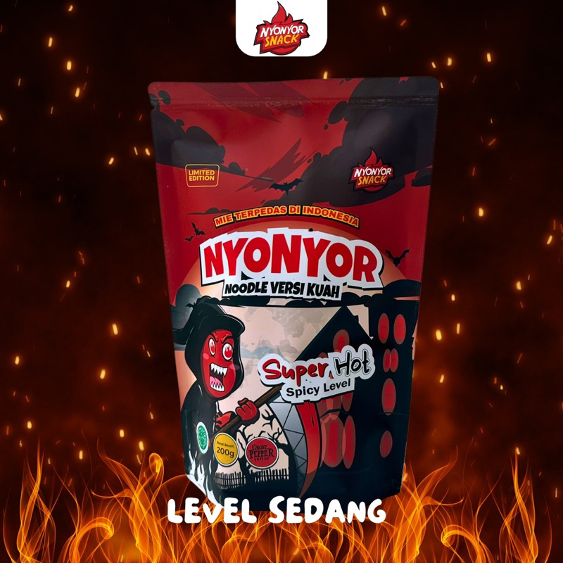 

nyonyor noodles level menengah