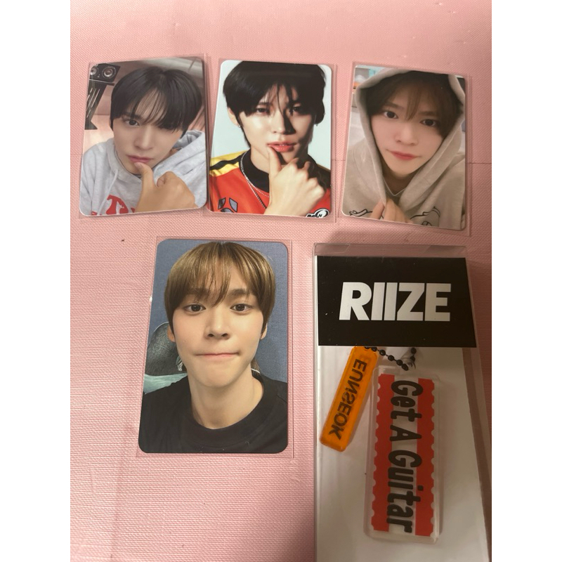 RIIZE PHOTOCARD OFFICIAL EUNSEOK KEYRING SET GAG YZY EUNSEOK BIBIR