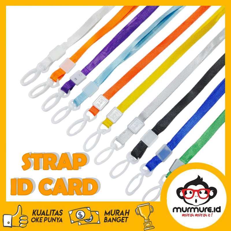 

MURMURE.ID | GANTUNGAN ID CARD / TALI ID CARD / TALI BAGDE ID NYLON HOOK PLASTIK SPRING COMBO / STRAP ID CARD