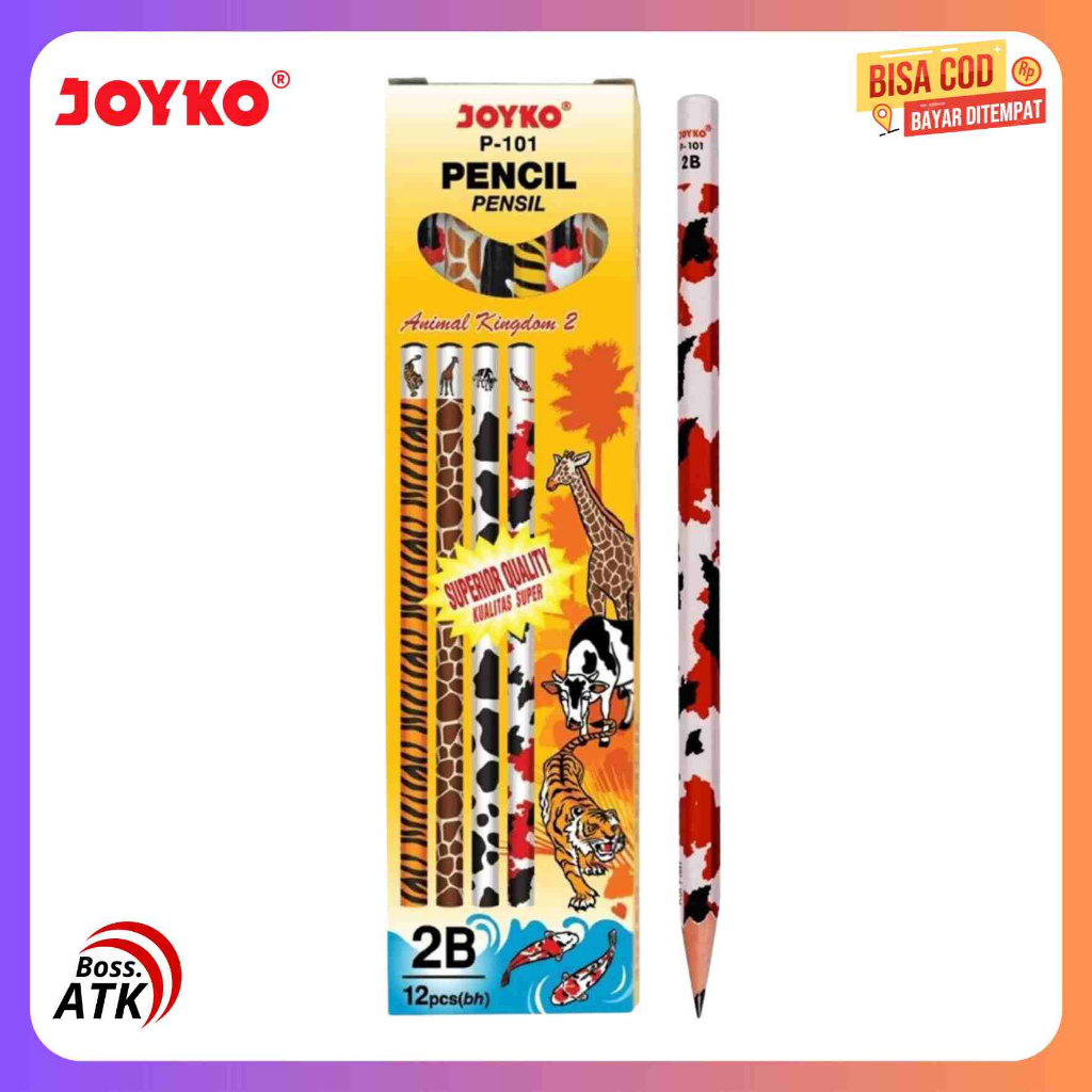 

Pensil 2B P101 Animal Joyko 1 Pcs