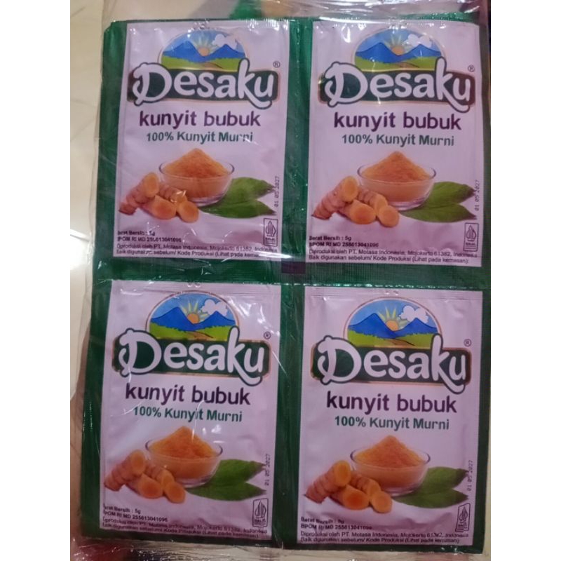 

DESAKU KUNYIT BUBUK // KUNYIT INSTANT // KUNYIT BUBUK MURAH 12pcs @5gr