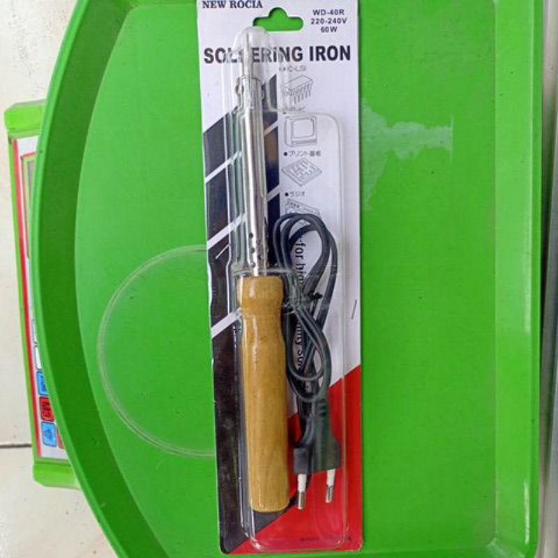 solder 60watt gagang kayu