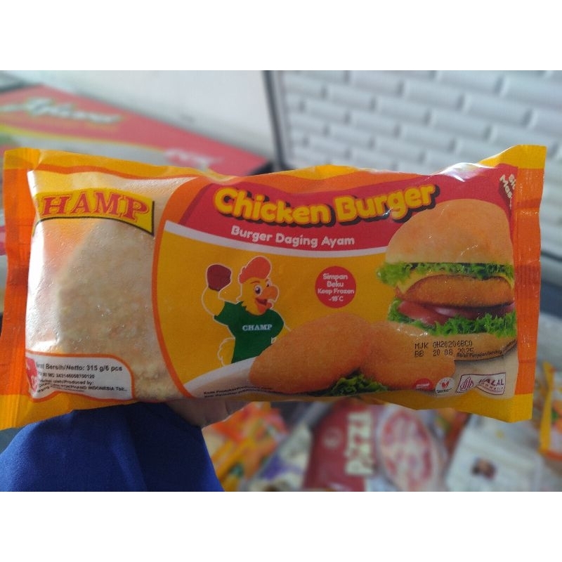 

champ burger ayam