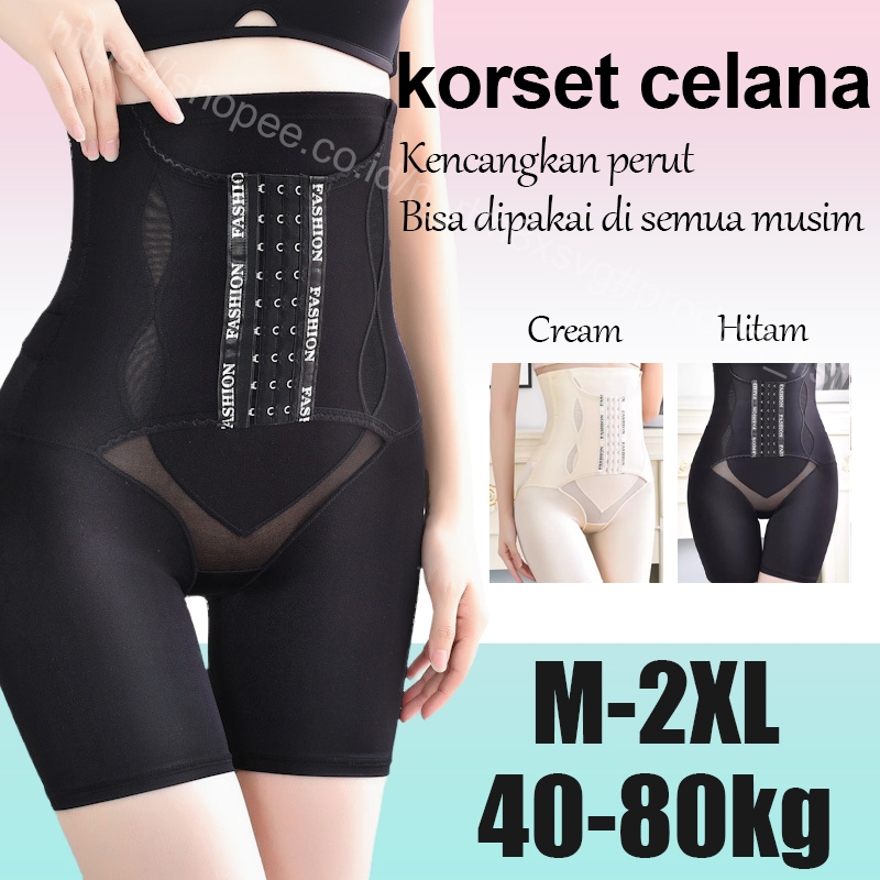 Korset Celana Pelangsing Perut Pinggul Paha Wanita Corset Pants Waist Thigh