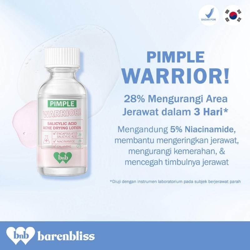 Bnb Barenbliss Pimple Warrior Salicylic Acid Acne Drying Lotion Acnespot Treatment Care 35gr Obat to