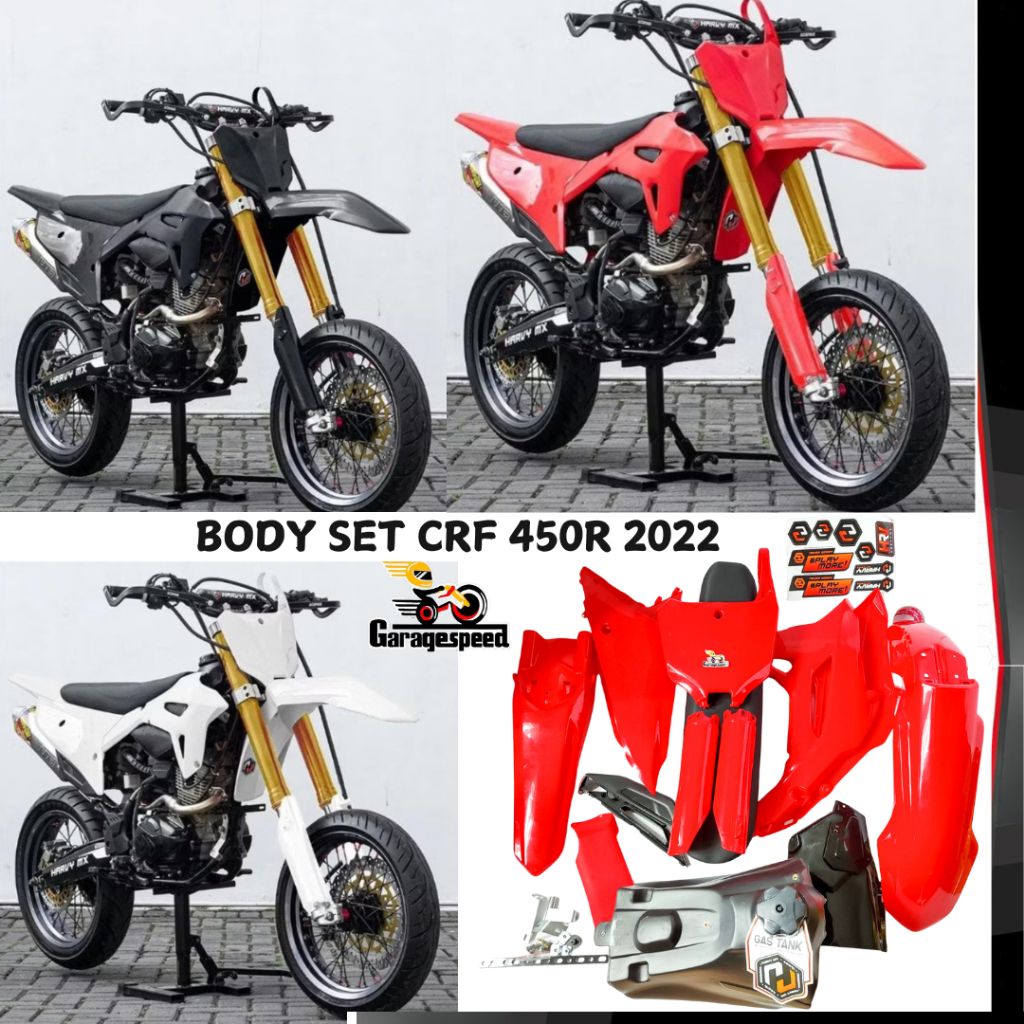 BODY FULL SET BODY KOMPLIT HONDA CRF 450R 2022 HRV