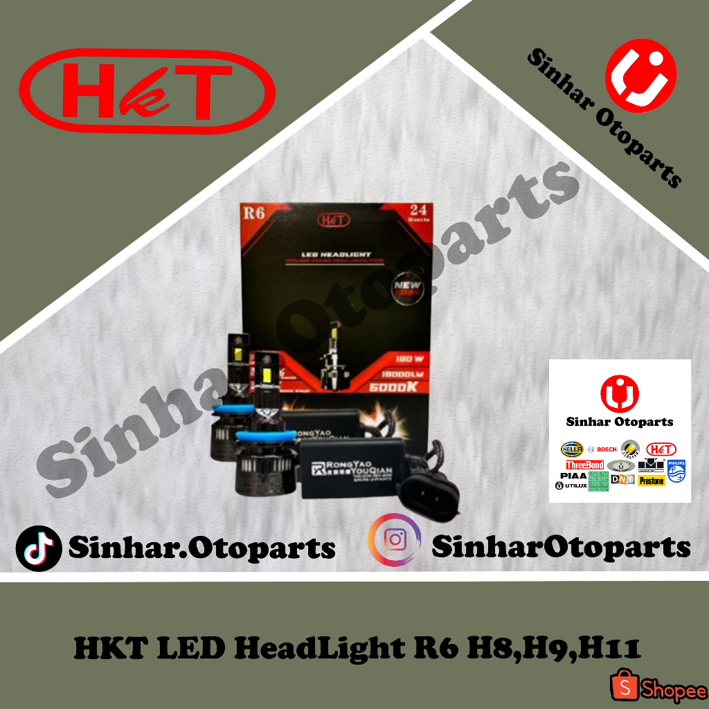 HKT BOHLAM LED RONGYAO YOUQIAN R6 H8, H9, H11
