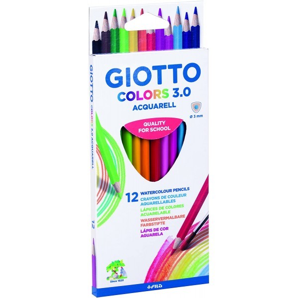 

Pensil Warna Giotto Acquarell 3.0 Isi 12 Warna / 24 Warna