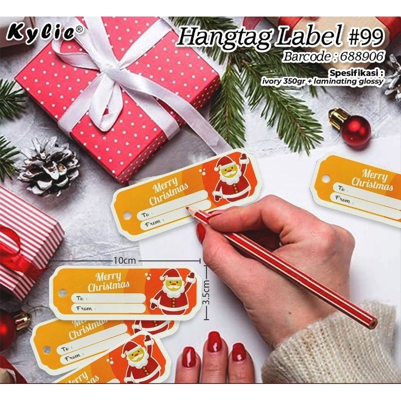 

HAND TAG NATAL CHRISTMAS ISI 10 PCS - KODE LABEL 99