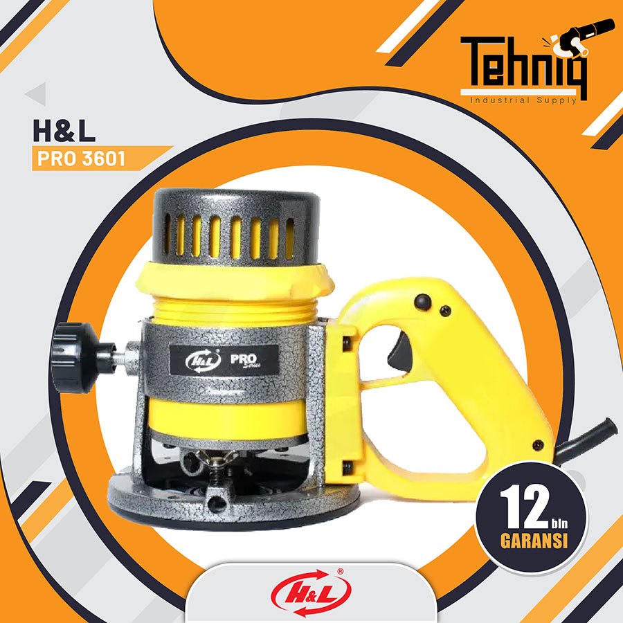 H&L PRO 3601 Mesin Profil Listrik Router Electrick