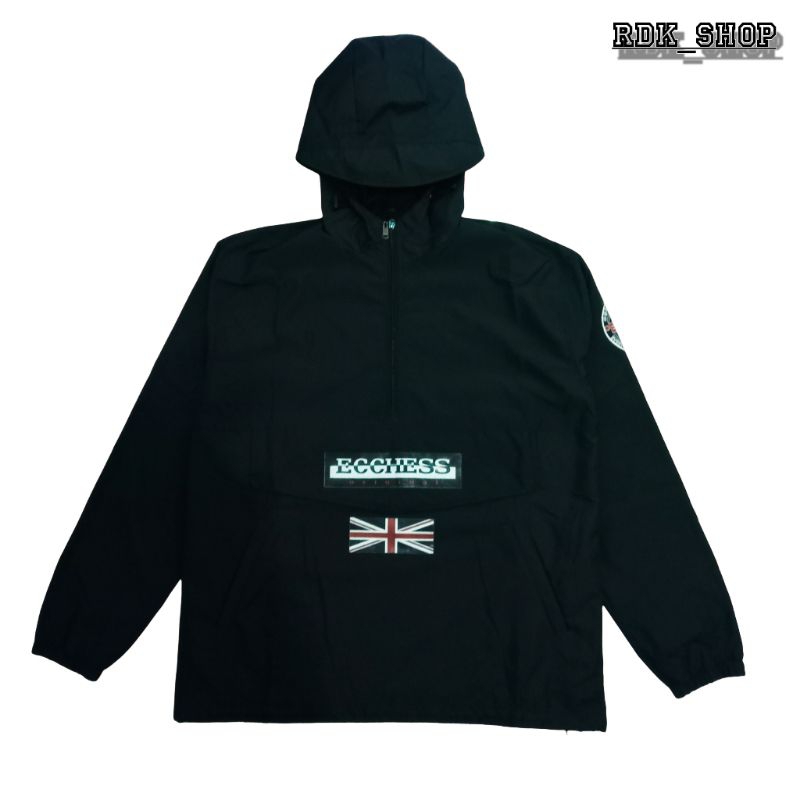Jaket Gorpcore Casual Ecchess England Sablon Jaket Cagoule Gorpcore Casual Football