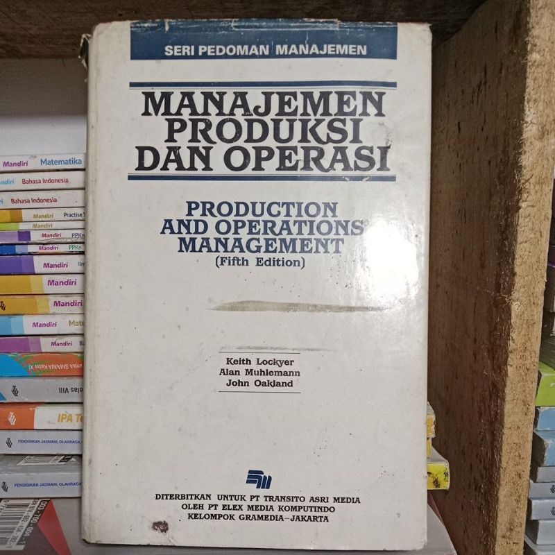 Manajemen produksi dan Operasi