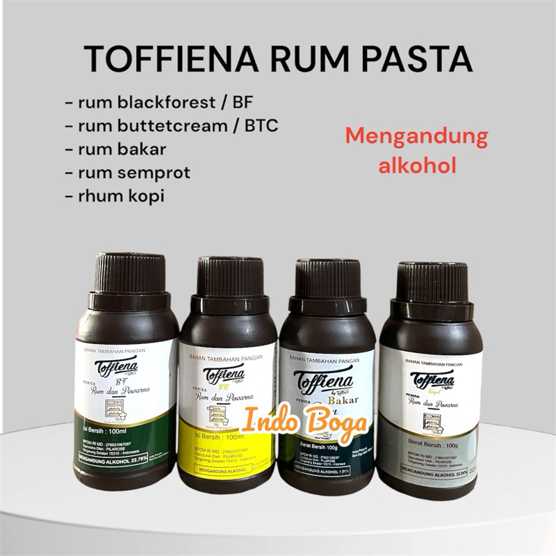 

Toffiena rhum pasta 100 ml / toffieco rum pasta 100ml