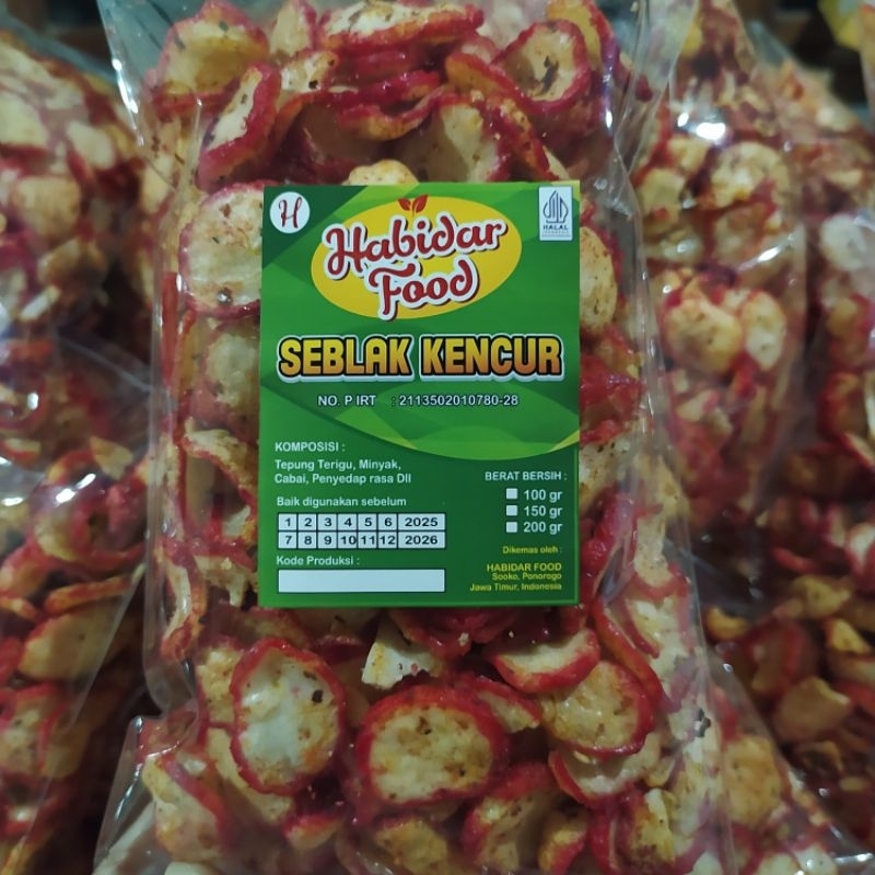 

Krupuk Seblak Kencur Habidar Food