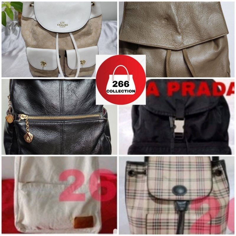 RANSEL KULIT ASLI /BEANPOLE /STARBUCK/BRANDED PRELOVED/SECOND