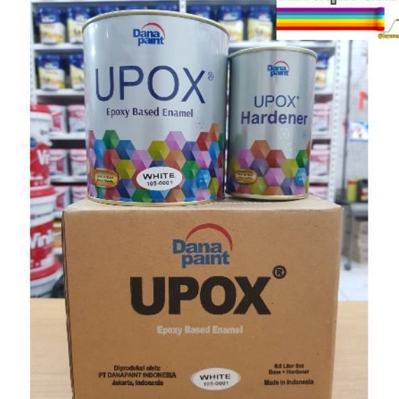 UPOX CAT LANTAI DANAPAINT SET  EPOXY FLOOR COATING CAT KOLAM CAT KERAMIK CAT KAMAR MANDI CAT UPOX CA