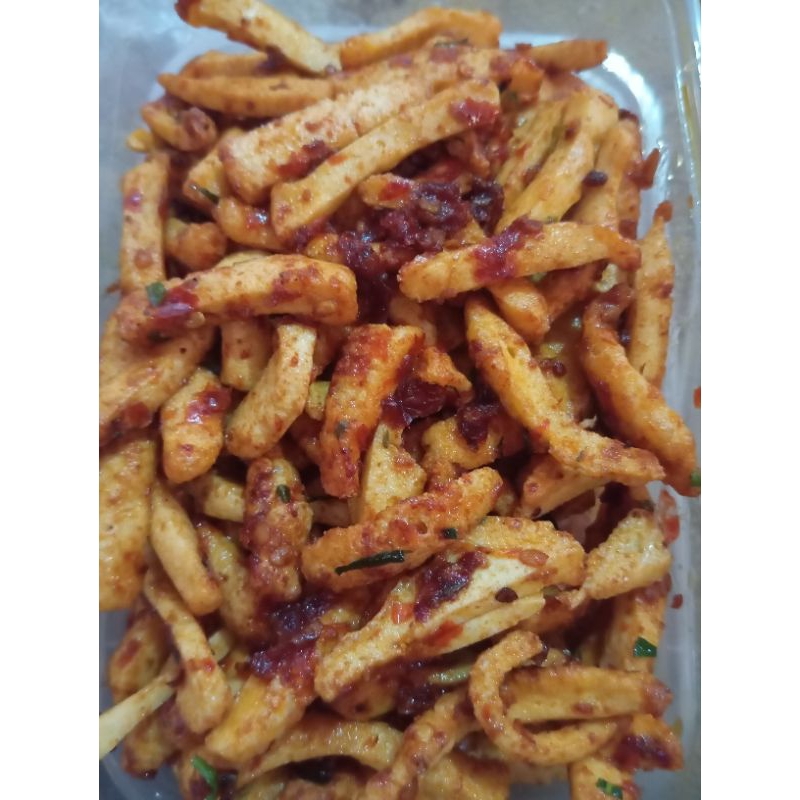 

Basreng chili oil daun jeruk